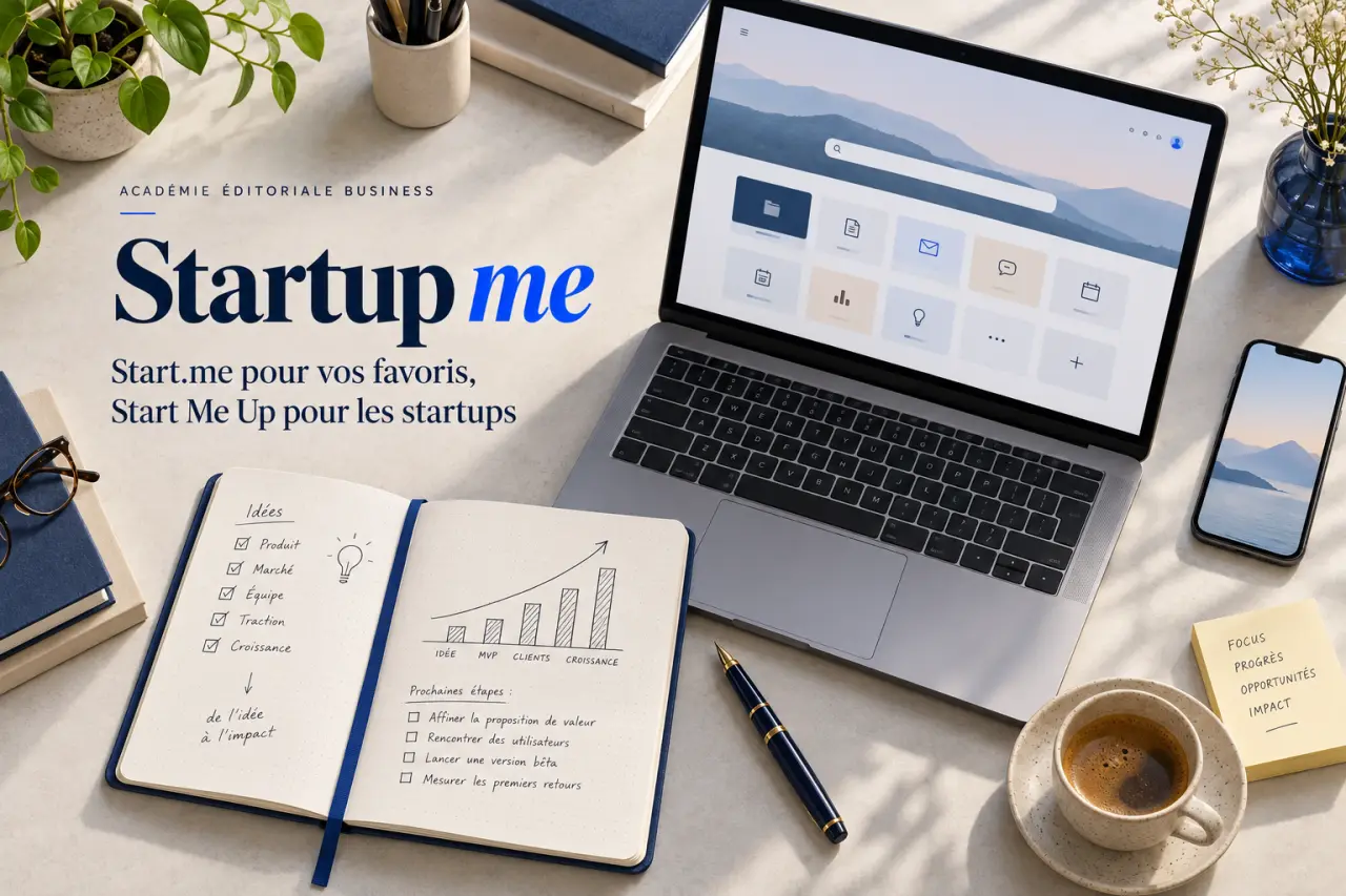 Startup me : Start.me pour vos favoris, Start Me Up pour les startups