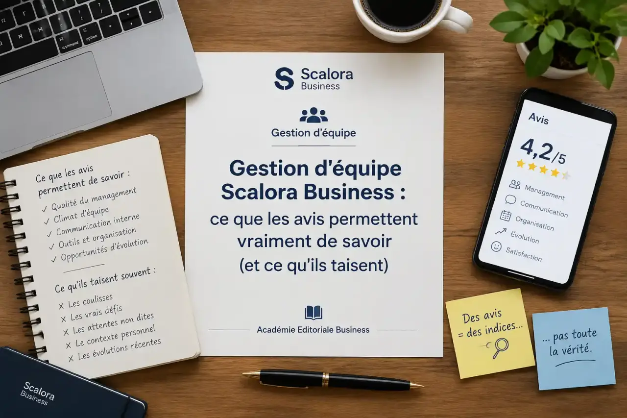 Gestion d'équipe Scalora Business : ce que les avis permettent vraiment de savoir (et ce qu'ils taisent)