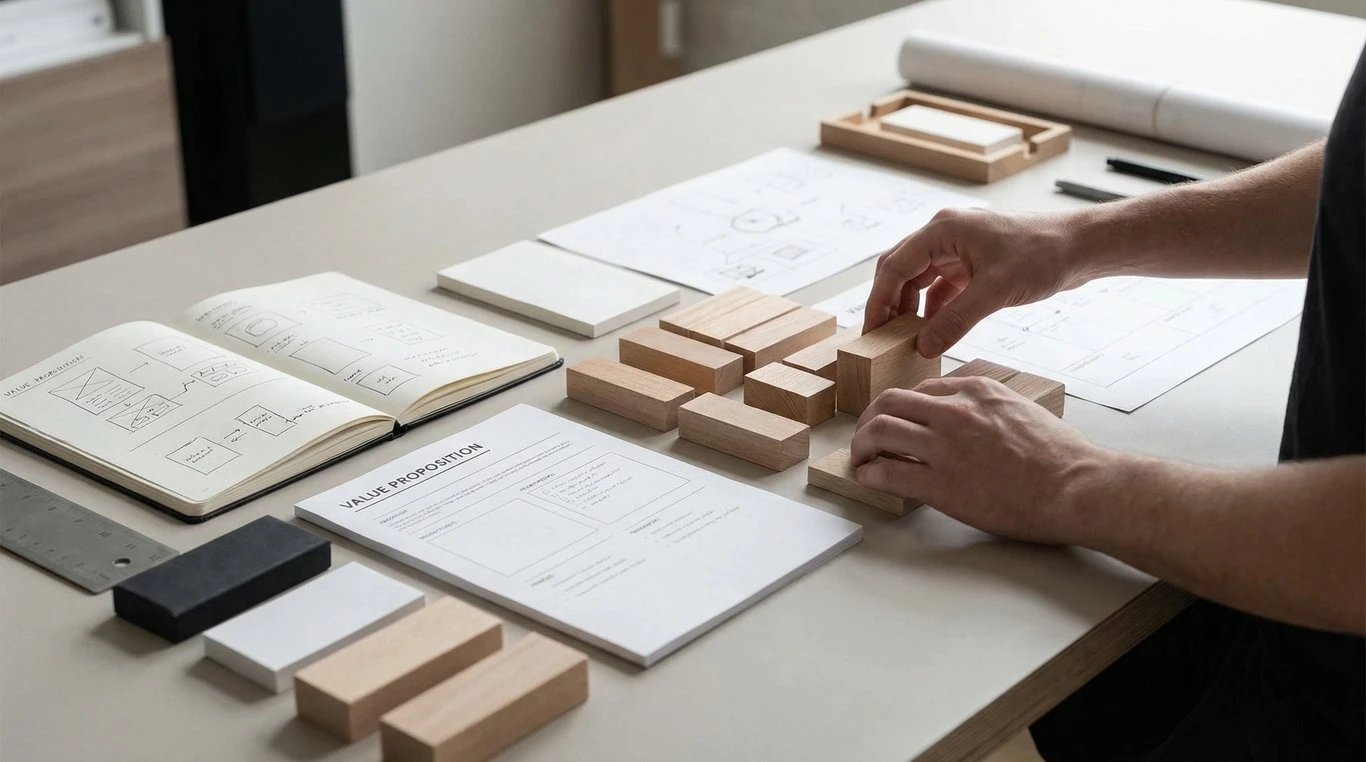 Jeu d'échecs minimaliste style Bauhaus